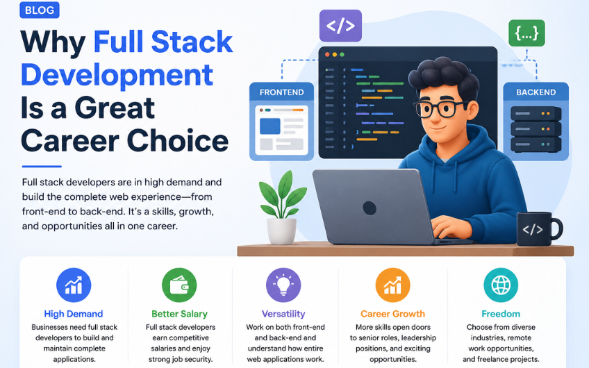 Full stack development career guidance for students