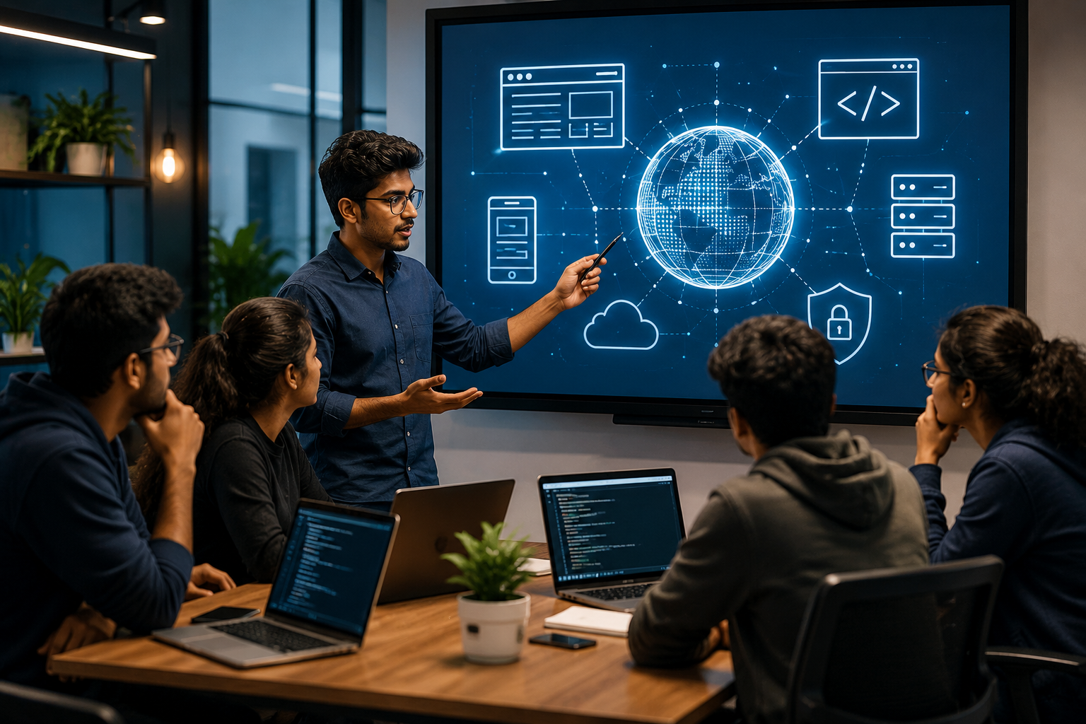 Professional web technology course