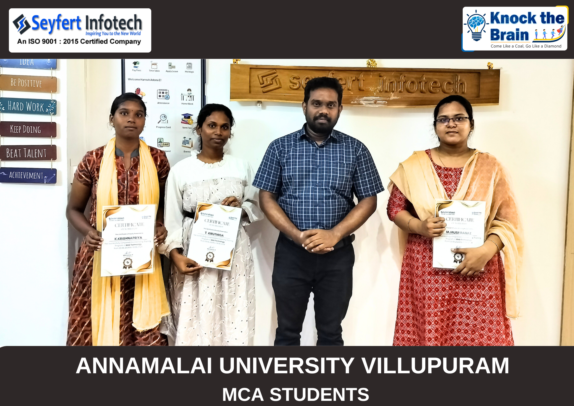 Knock The Brain student industrial visit in Pondicherry