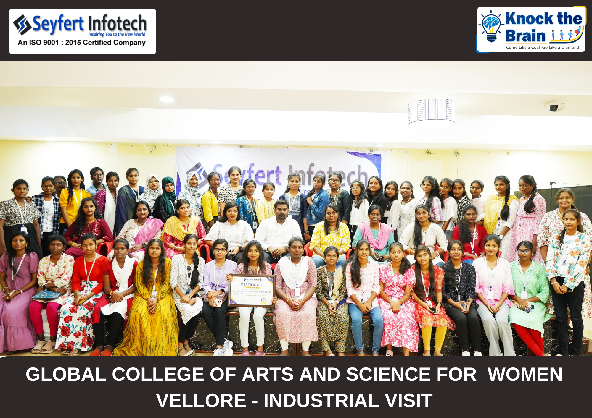 Student interaction during industrial visit