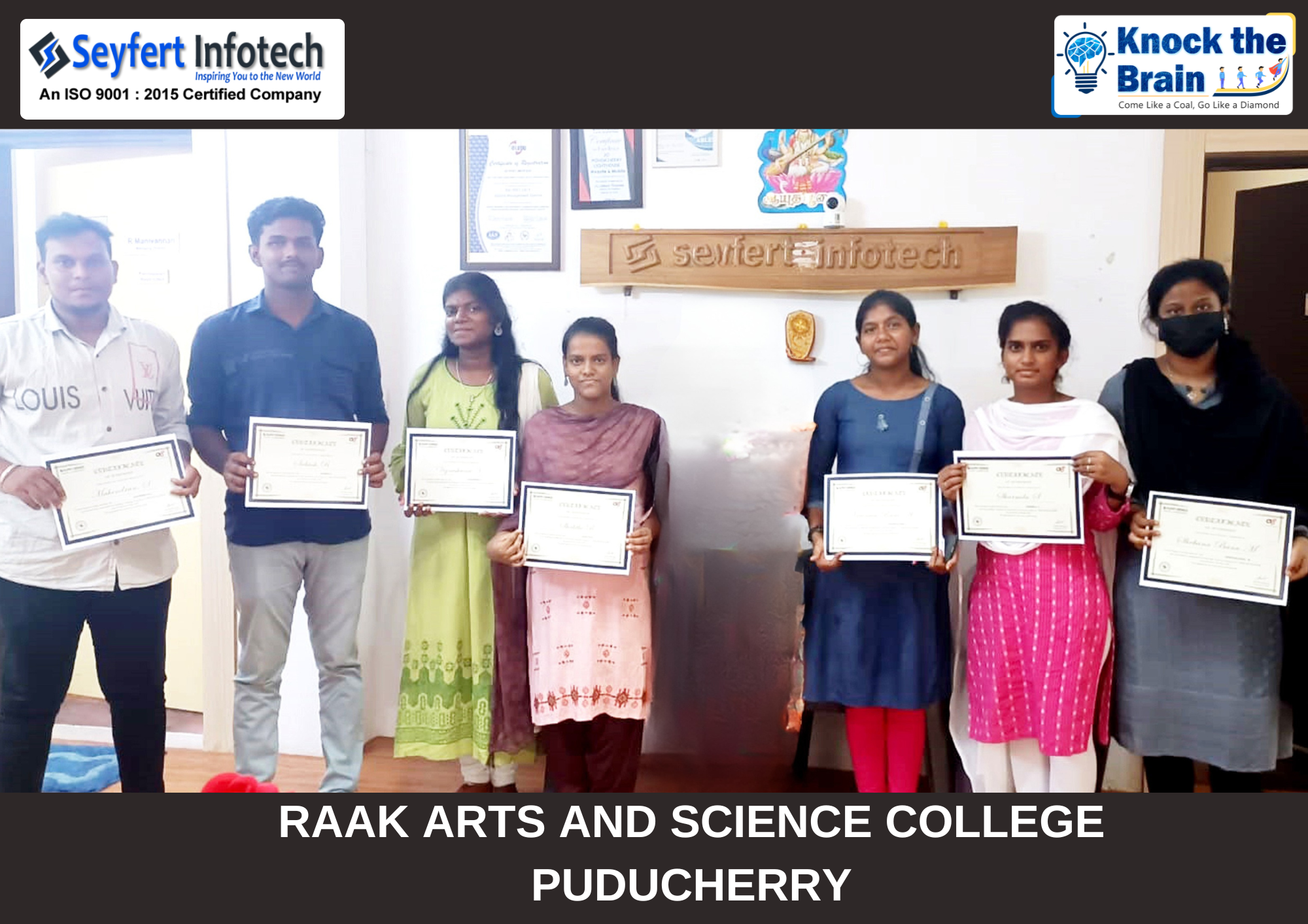 Knock The Brain practical course training Pondicherry