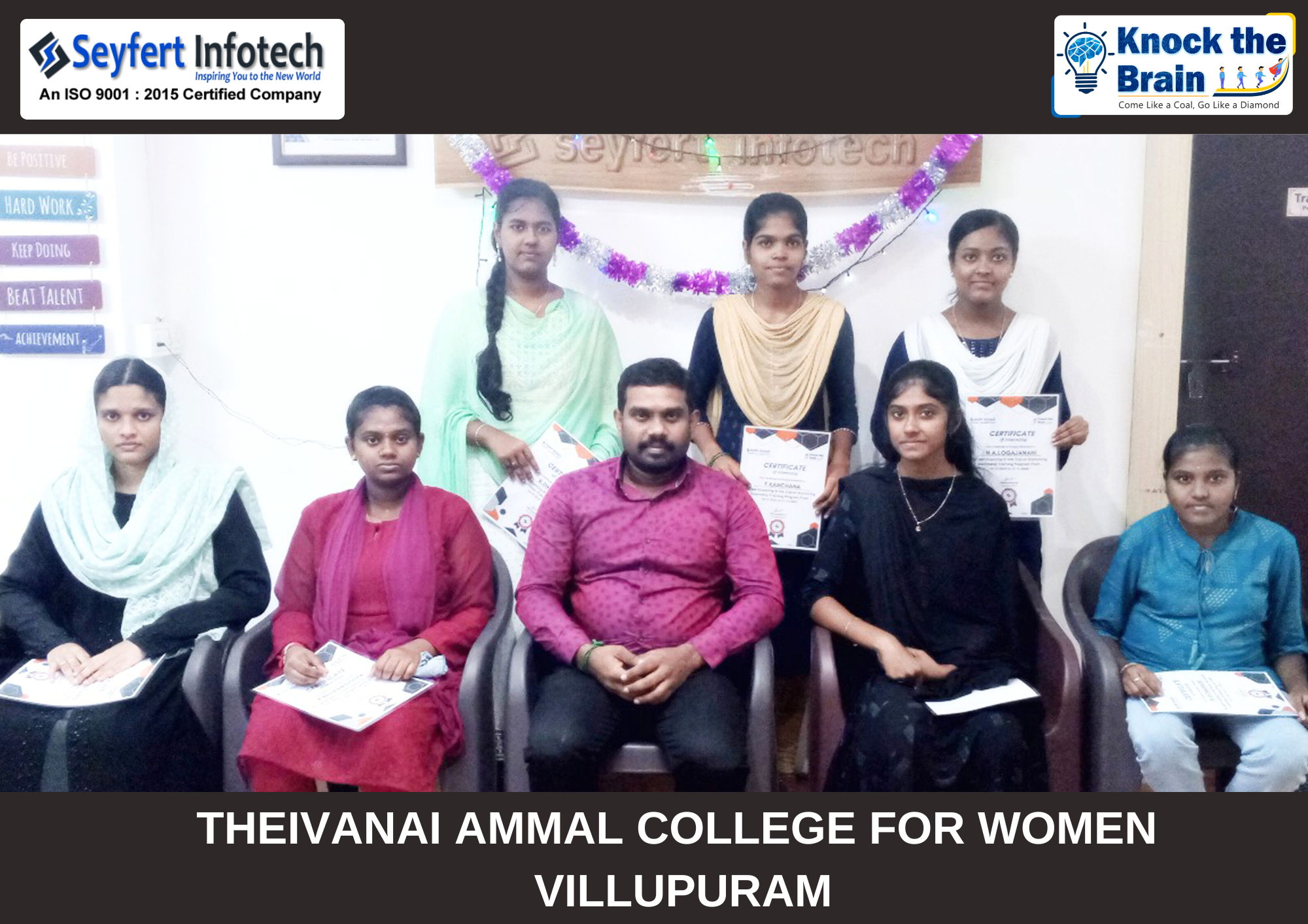 Students learning digital skills in Pondicherry