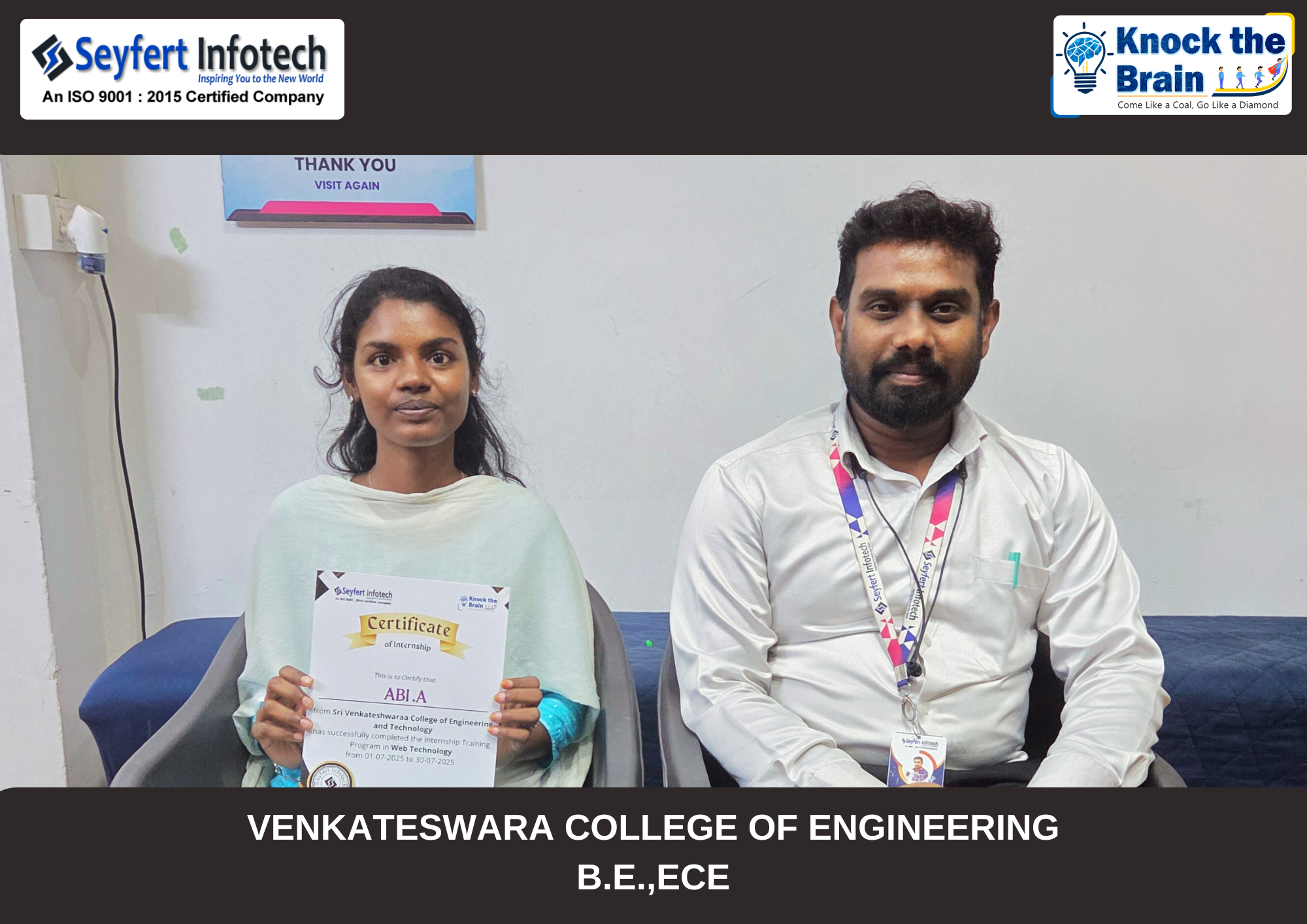 Industry connected training experience